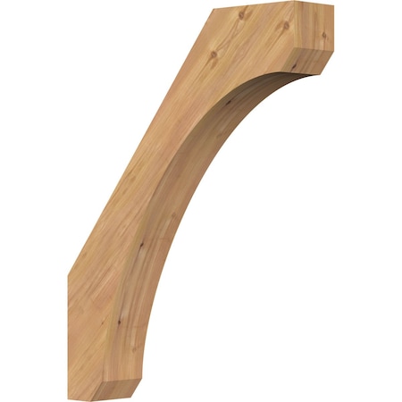 Ekena Millwork 5 1/2"W x 28"D x 36"H Legacy Smooth Knee Brace, Western Red Cedar BRC06X28X36LEC00SWR